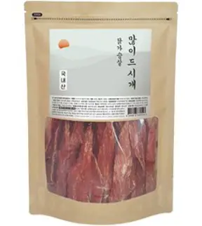 반려동물 많이드시개 대용량 수제 간식 400g, 닭가슴살, 1개