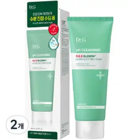 닥터지 약산성 레드 블레미쉬 클리어 수딩 폼, 2개, 200ml