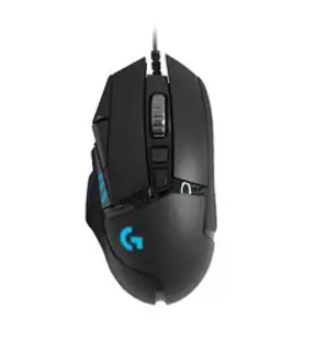 로지텍 G502 HERO 고성능 게이밍 유선 마우스 M-U0047, 블랙