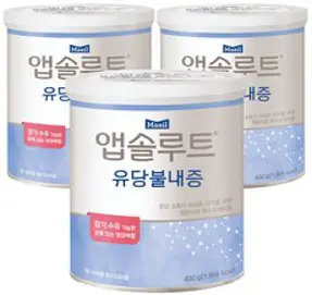 앱솔루트 유당불내증 분유, 400g, 3개