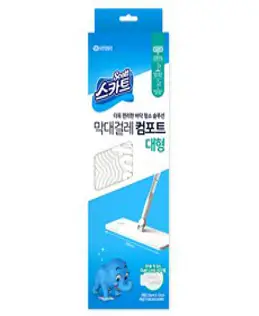 스카트 막대걸레 컴포트 대형 크림아이보리, 1개