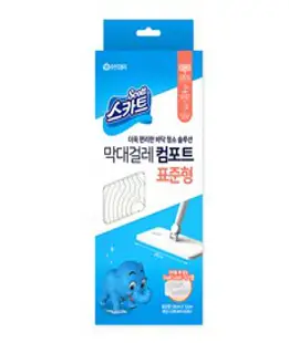 스카트 막대걸레 컴포트 표준형 크림아이보리, 1개