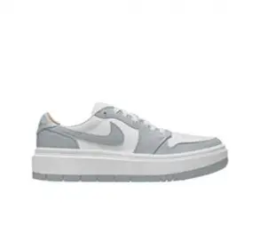 여성 조던 1 엘리베이트 로우 화이트 앤 울프 그레이 Jordan Elevate Low White and Wolf Grey