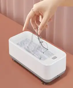 Smabat 안경 세척기 초음파 세척기 안경 시계 액세서리 메이크업 브러쉬 세척 세정 핑크 화이트