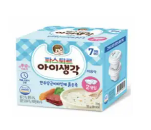 파스퇴르 아이생각 이유식 한우당근비타민채 묽은죽 중기, 한우당근비타민채 맛, 3개