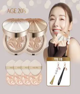 AGE20s 최신상 커버 팩트 플로라 에디션, 21호 보통피부용/21호, 1개