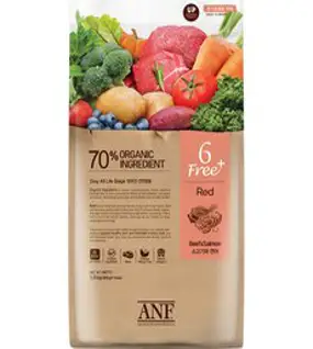ANF 유기농 6FREE 플러스 강아지 사료, 소고기+연어, 5.6kg, 1개