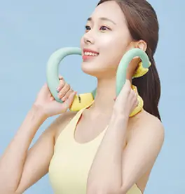 누싹 경추 스트레칭 넥스트레처, 블루, 1개