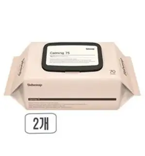 베베숲 카밍 75 유아물티슈 캡형, 70매, 2개