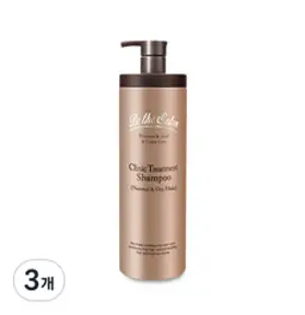 비더살롱 크리닉 트리트먼트 샴푸 중건성용, 1000ml, 3개