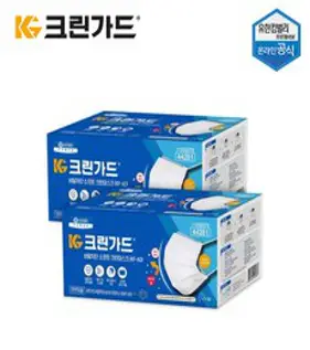 유한킴벌리 비말차단마스크 크린가드 소프트크린 KF-AD 100매입, 50개입, 2개, 흰색