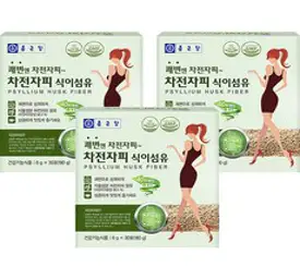 종근당 차전자피 식이섬유, 180g, 3개