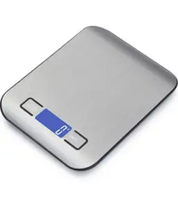 키체라 가정용 주방 미니 전자저울 1kg CX-2012, 실버