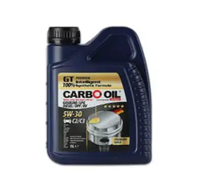카보오일 카르보오일 100% GT 프리미엄 골드 합성유 5W 시리즈 1병(1리터) 휘발유 가솔린 LPG 겸용, 5W30, 5w30, 1개