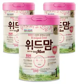 파스퇴르 위드맘 제왕 분유 1단계, 750g, 3개