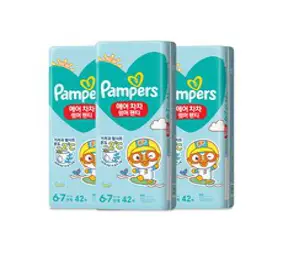 팸퍼스 에어차차 썸머팬티 여름기저귀 6-7단계(15~25kg), 점보, 126매