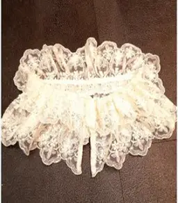 넥케이프 모음/페이크카라 넥카라 프릴 레이어드 레이스 블라우스