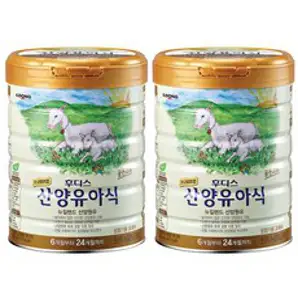 프리미엄 후디스 산양 유아식 분유 4단계, 800g, 2캔