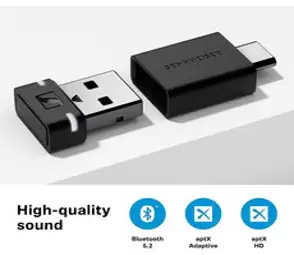젠하이저 BTD 600 Bluetooth 코덱 포함 오디오 어댑터, 1개