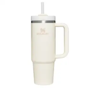 스탠리 퀜처 H2.0 플로우스테이트 텀블러, 크림, 887ml, 1개