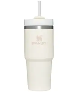 스탠리 퀜처 H2.0 플로우스테이트 텀블러, 크림, 591ml, 1개