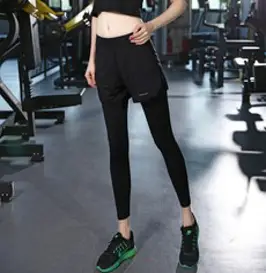 여성용 요가 필라테스 9부 반바지 레깅스 7085