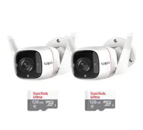 티피링크 Tapo C310+128GB SD카드 2팩 실외 방수 적외선 CCTV 2세트