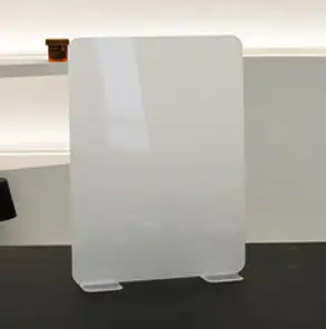 [강화도] 3mm 불투명 아크릴 가림막 견고한 아크릴 칸막이 학교 관공서 학원 식당 회의실 일자형 대형 테이블 아크릴 가림막 비말차단, 불투명 1000 X 500, 물결발판