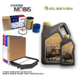 맥스크루즈 NC 2.2 디젤 세븐골드 합성유 세트, 1개