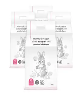 모모래빗 에코씽씽 팬티형 기저귀 여아용 특대형 XL(11~14kg), 특대, 88매