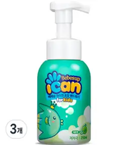 베베숲 아이캔 포밍 핸드워시 250ml, 3개