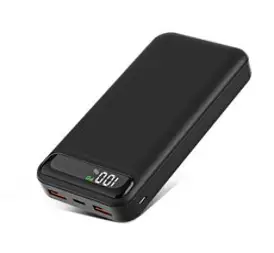 KLIFE 고속충전 대용량 보조배터리 20000mAh PD 22.5W QC3.0 잔량표시, 블랙, PD-Q2