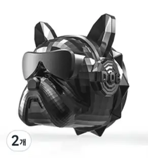 엠퓨처 차량용 불독 방향제 블루 + 오일 15ml + 클립 3cm + 오일솜 세트, No5, 3세트