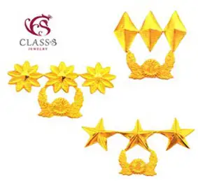클래스에스 순금24K 군대경찰계급장 메달금펜던트 26.25g