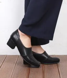 여성용 AMcpJDJB 스판 부티 미들힐 구두