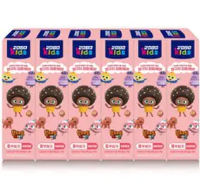 2080 브레드이발소 키즈 치약 3스텝 베리믹스향, 80g, 6개