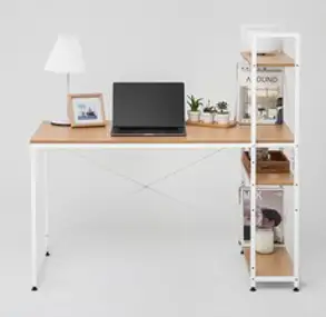 [1만원 추가할인][국내생산] 포더홈 유닛 2단/4단 1200/1600 책상 책장세트 학생책상 서재책상 어린이책상, 책상 4단 1200 화이트