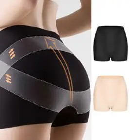 [네게로] 힙업 복부보정 네모 사각팬티 여성드로즈 3종세트