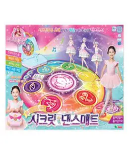 시크릿 댄스 매트 쥬쥬 별의여신 사운드 댄스게임 발레 여자아이 조카선물 실내 신체놀이, 단품