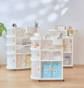 아가짱 아기 기저귀정리함 아기트롤리, 기저귀정리함(1도어+3서랍) C타입, 1개
