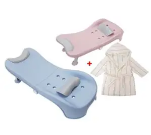 3단접이식 샴푸의자 베드 어린이 성인 환자 어르신 목욕 머리감기 머리감는의자, 블루, 1개