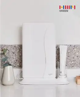 한샘 양문형 웨이브 칫솔살균기, HAF-HS850WH, 화이트