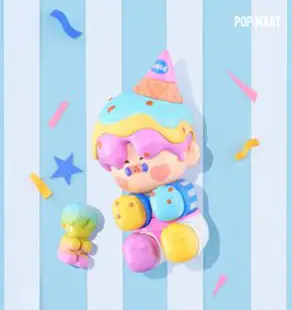 POPMART 피노젤리피규어 - 맛있는 세계 시리즈 선택가능/랜덤박스, 12가지 랜덤(밀봉)