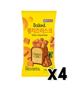 헤이루 황치즈러스크 봉지스낵 100g x 4개