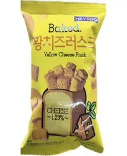 [헤이루] 황치즈러스크 100g 3개 바삭짭짤 황치즈과자 탕비실간식