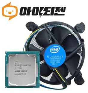 인텔 코어i7-7세대 7700 (카비레이크)(벌크+동판쿨러), 상세페이지 참조