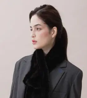 밍크목도리 니팅 나팔 선물용 쁘띠머플러