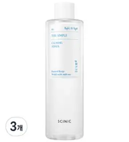 싸이닉 더 심플 카밍 토너, 500ml, 3개