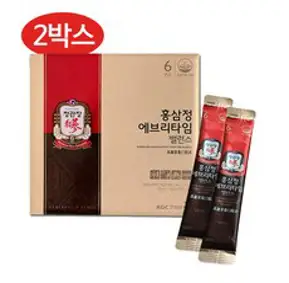 정관장 홍삼정 에브리타임 밸런스 30포 2박스(총60포), 10ml, 60개