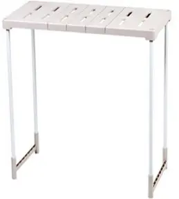수납이야기 공간활용 폭조절 선반, 그레이, 1개